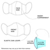 Japan Cotton Child Mask - Geometry Night | Made in Singapore