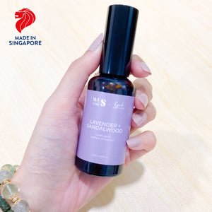 Wes Care x Lynk Artisan | Relaxing Dreams Lavender Sandalwood Room Spray | Made in Singapore