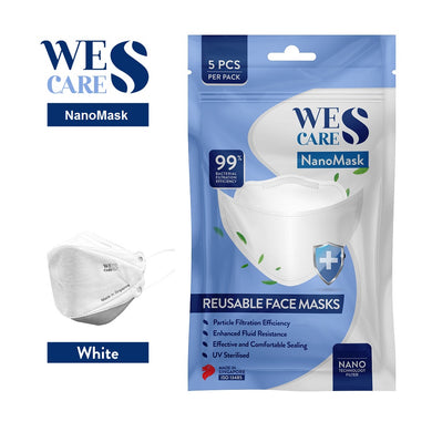 [5Pcs] Wes Cares NanoMask Reusable