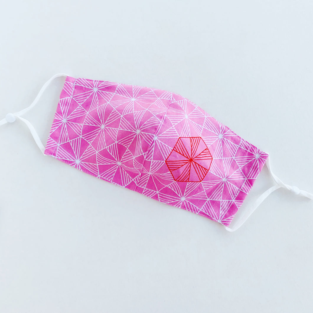 Japan Cotton Mask - Prism Pink | Made in Singapore