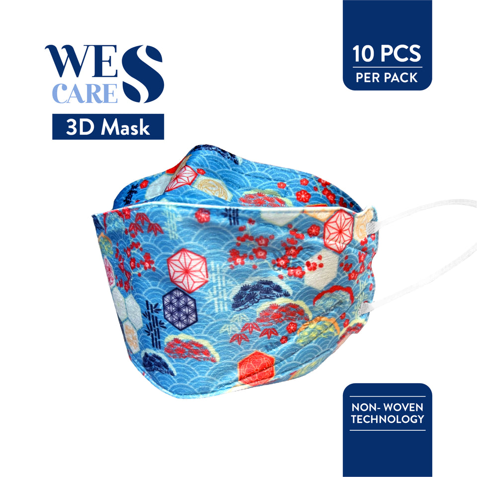 3D Premium Face Mask Design Edition [20Pcs] (KF94 Design) | Made in Singapore | BFE 99.9% UV Sterilised