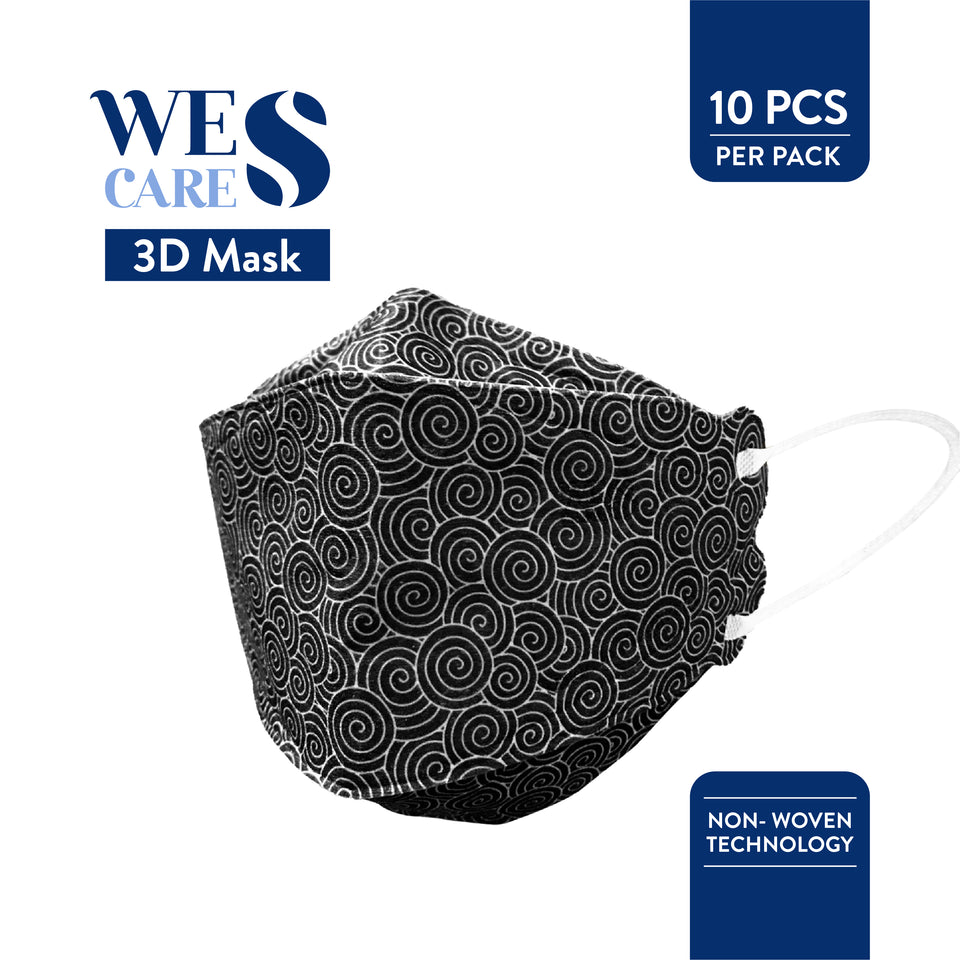 3D Premium Face Mask Design Edition [20Pcs] (KF94 Design) | Made in Singapore | BFE 99.9% UV Sterilised